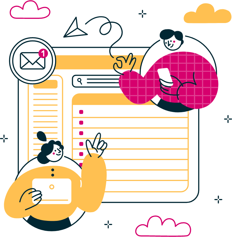 Ilustração de sucesso