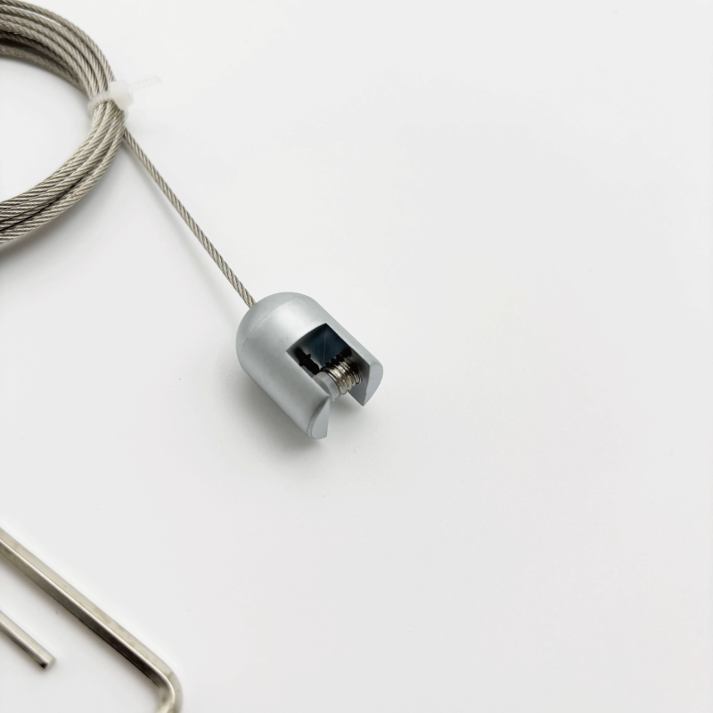 Sistema de Cables Acero Suspensión al Techo de Aluminio